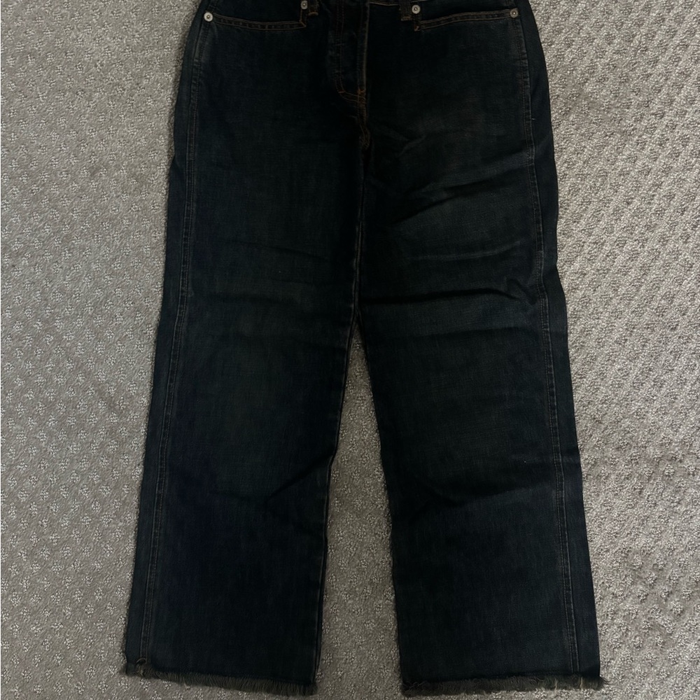 J.Crew Dark Wash cropped Jeans